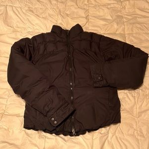 Vintage Patagonia medium down coat used black winter jacket